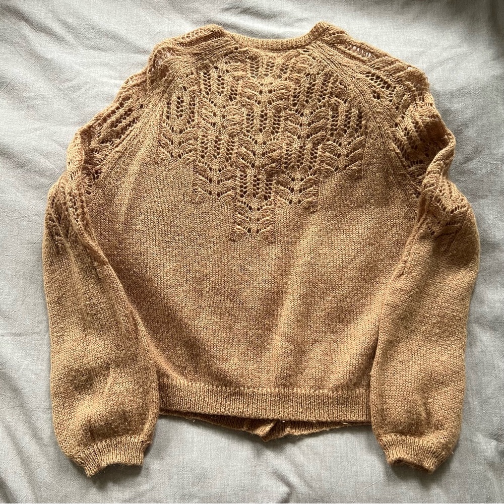 Sezane Tonio cardigan camel small - Picture 4 of 4